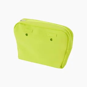 Bolsa interna y lazos tejido de lycra verde apio O bag mini